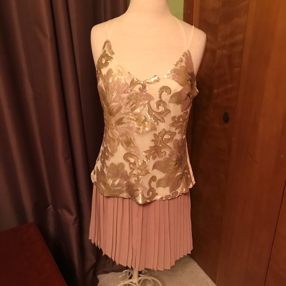 Sequined cami